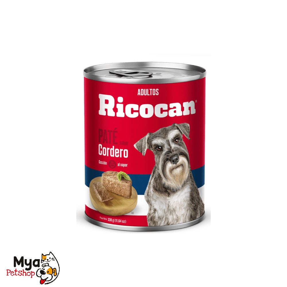 Ricocan Paté Cordero x 330gr – Perros adultos