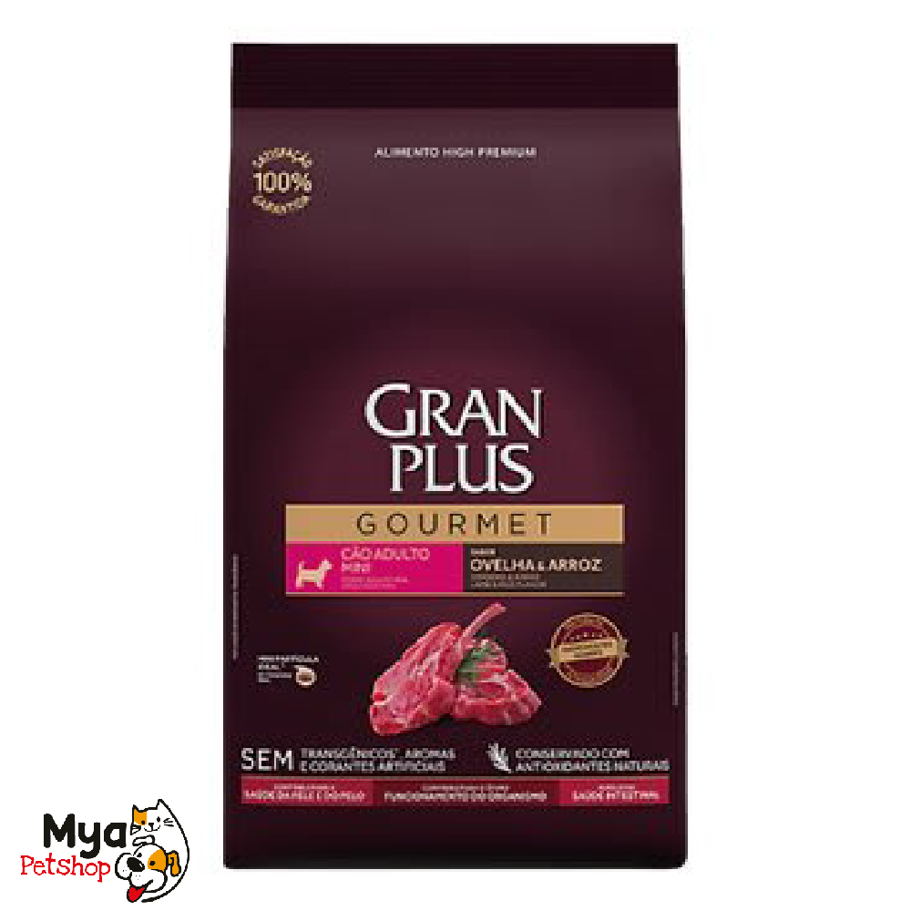Gran Plus Gourmet cordero y arroz 3kg raza mini adulto
