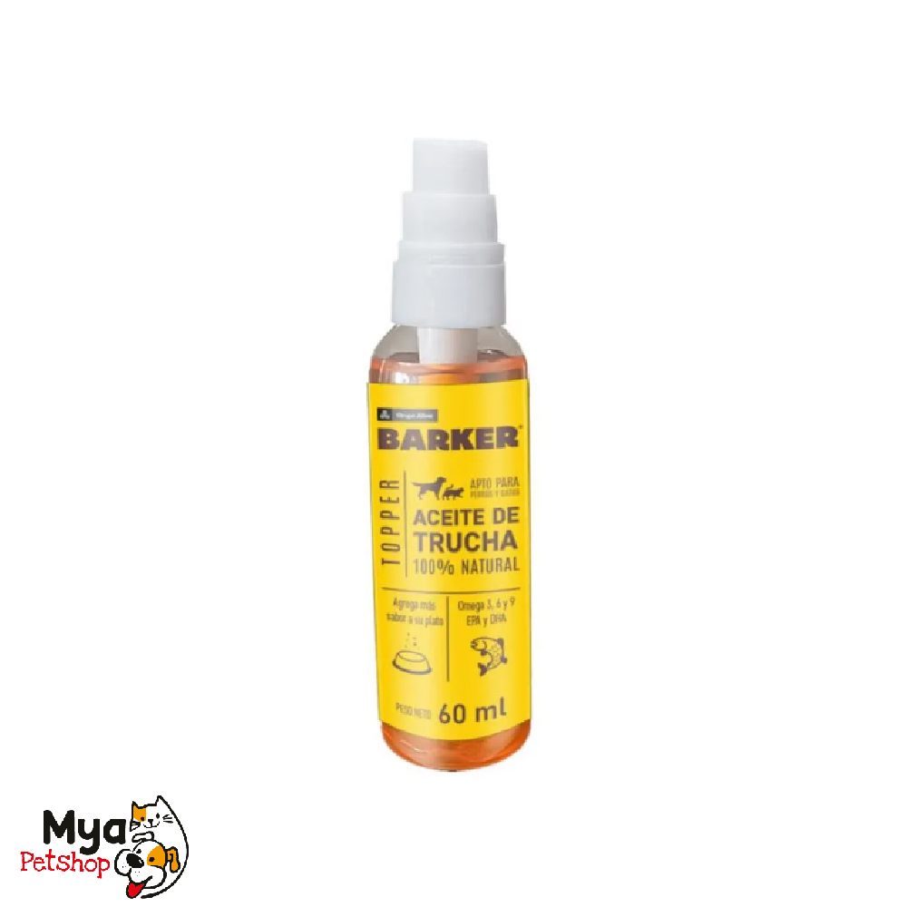 Barker Aceite de Trucha 60 Ml - Suplemento Natural