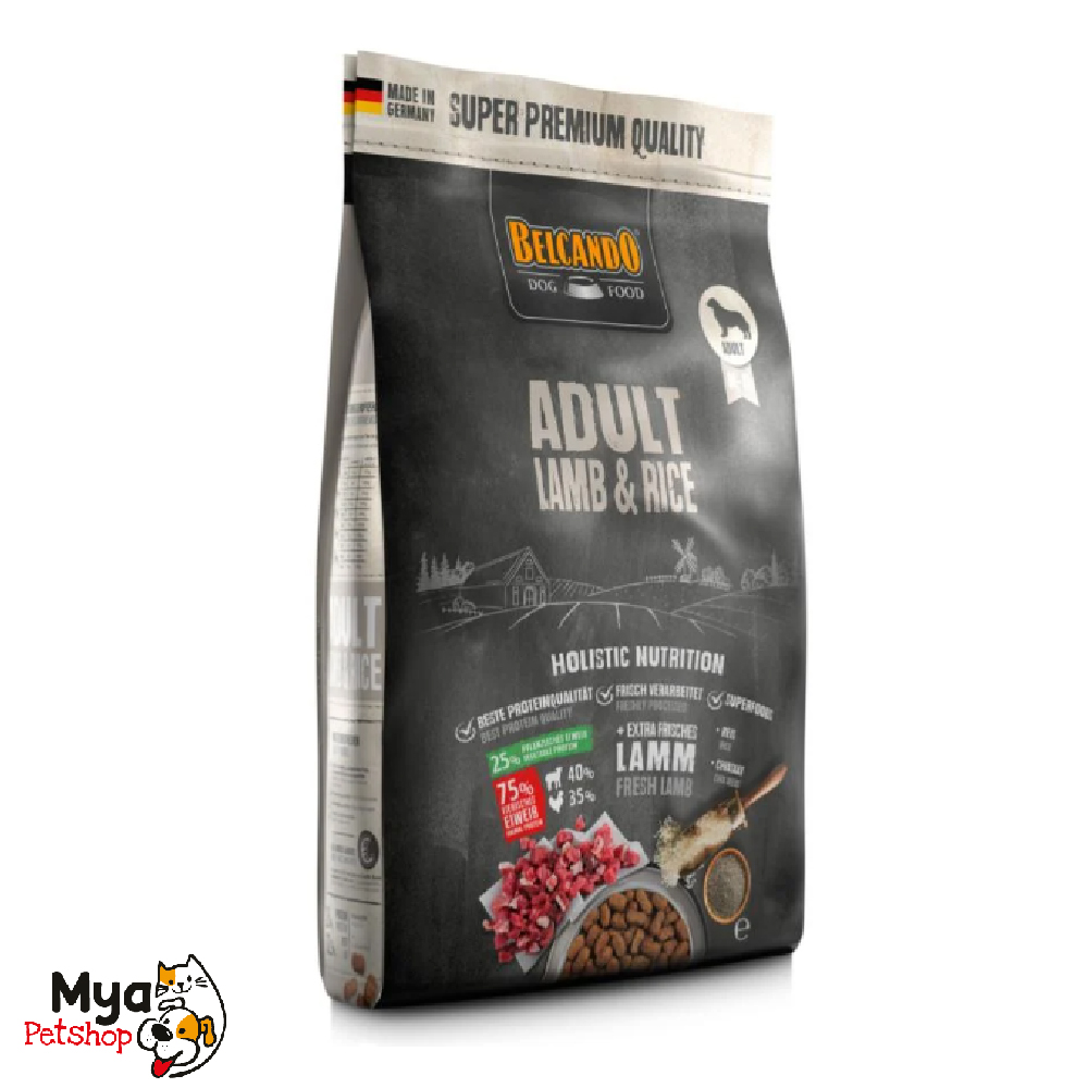 Belcando Adult Lamb & Rice – Razas medianas y grandes 12.5kg