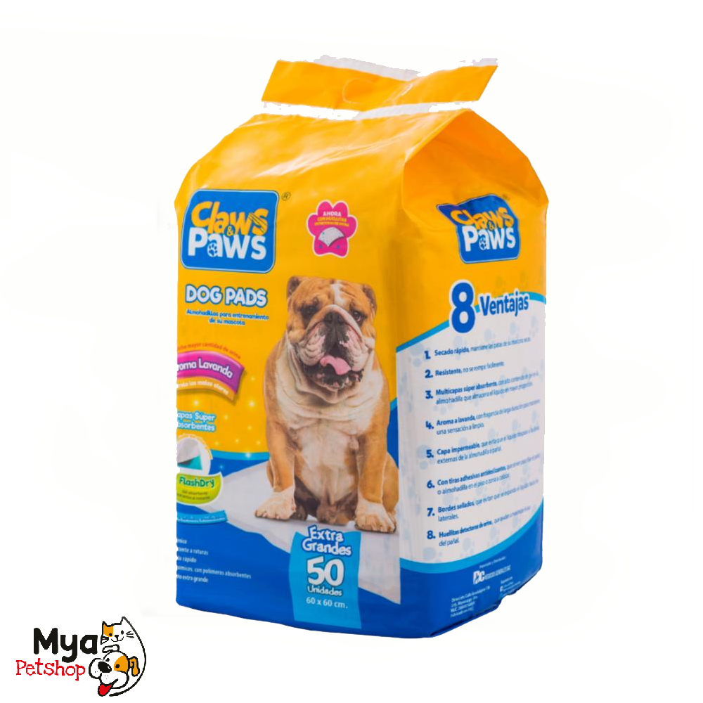 Claws & Paws Paños de entrenamiento x 50un