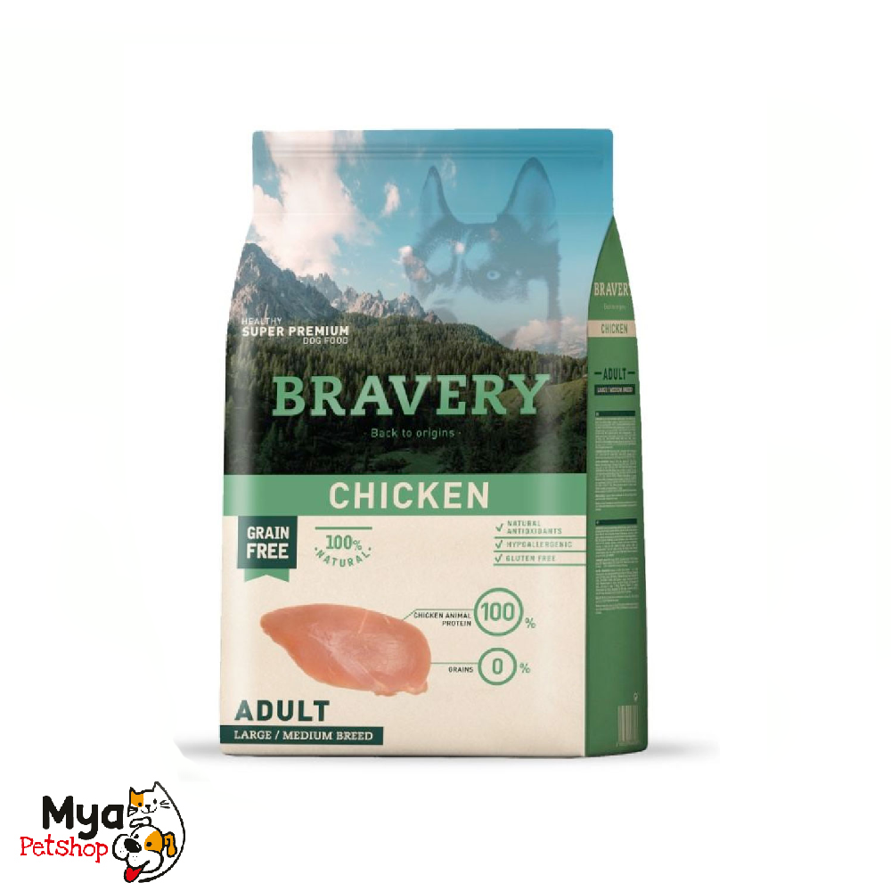 Bravery Chicken Adulto Large/Medium 12 kg