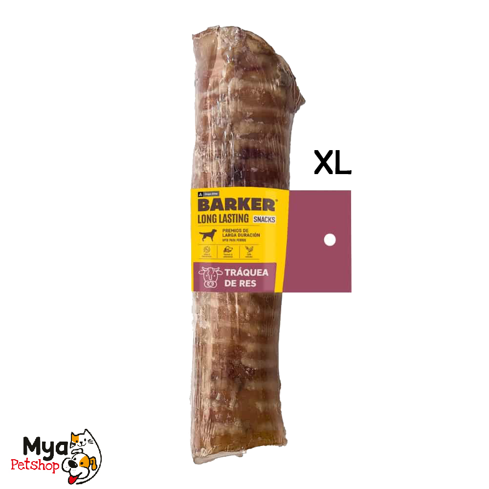 Barker Tráquea de Res XL Tamaño Grande 30 cm