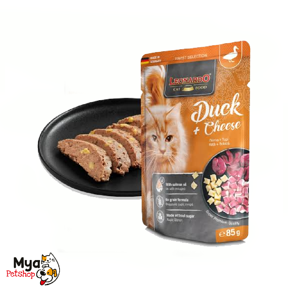 LEONARDO Finest Selection Pato y Queso – Pouch 85 g