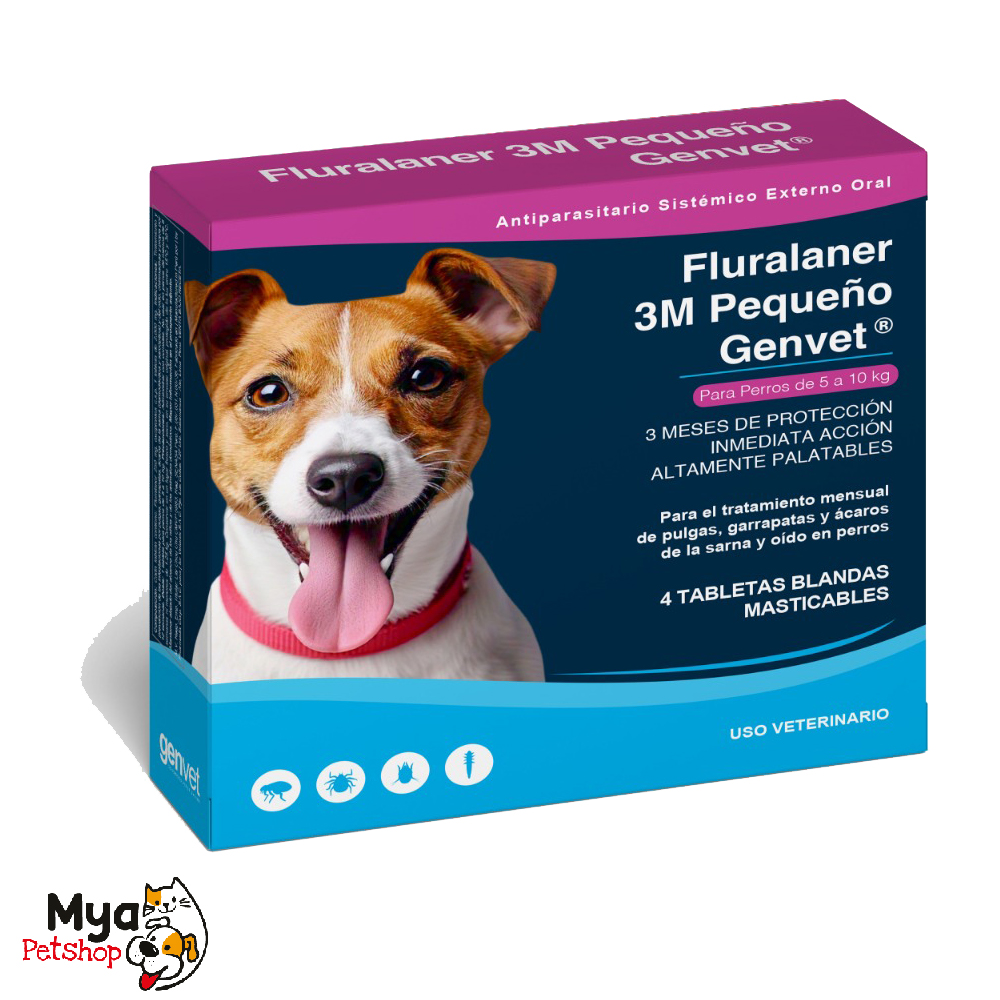 Fluralaner 5 - 10Kg Pequeño (3 Meses) 250mg
