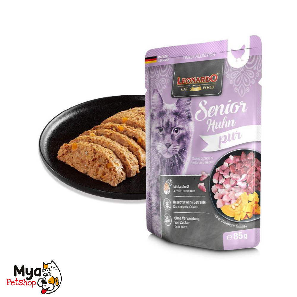 Leonardo Puro Pollo x 85gr – Gatos Senior